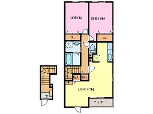 グラード2014の物件間取画像